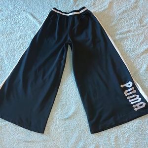 PUMA vintage wide leg flare track jogging pant sz XS